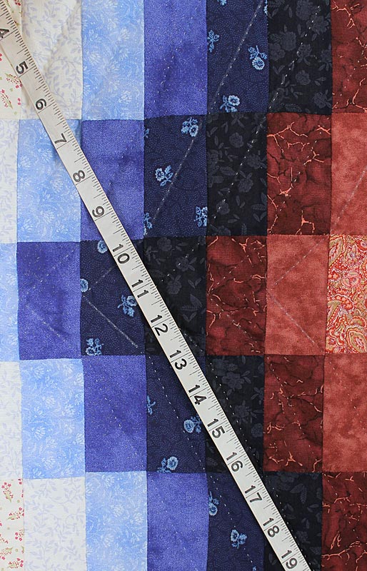 Bargello Sunshine Shadow Amish Quilt 101x114