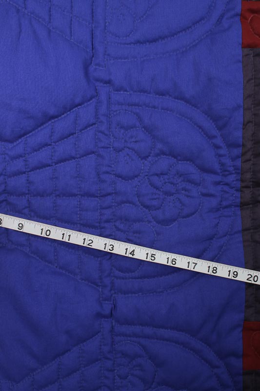 Miniature Postage Trip Around World Amish Dutch Quilt 92x104