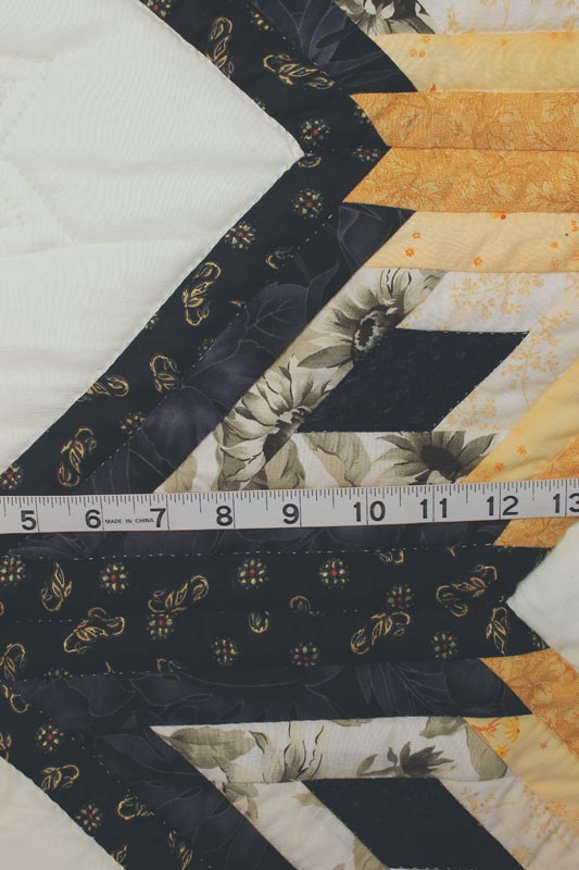 Shimmering Midnight Stars Amish Patchwork Quilt 101x106