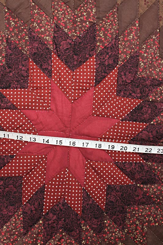 Broken Star Patchwork Amish Quilt 105x112