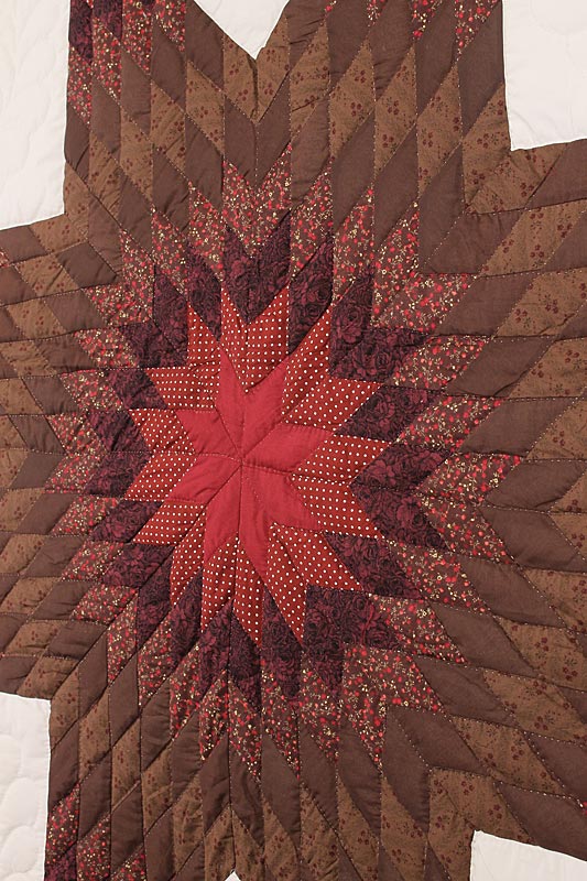 Broken Star Patchwork Amish Quilt 105x112