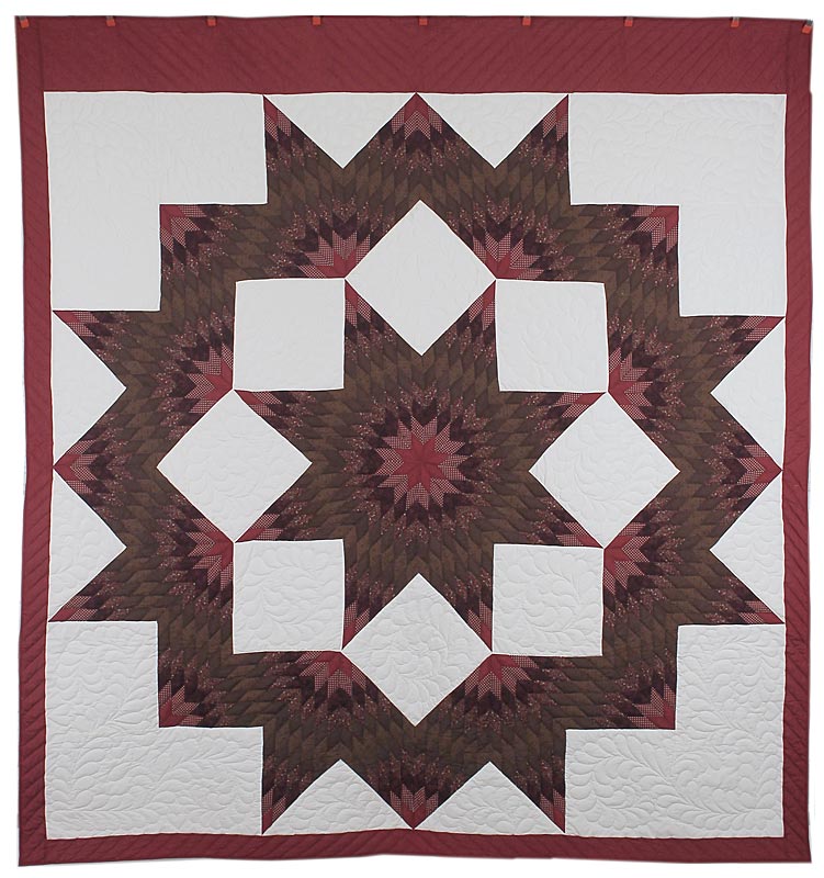 Broken Star Patchwork Amish Quilt 105x112