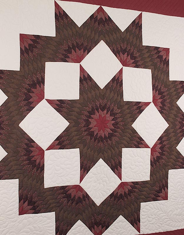 Broken Star Patchwork Amish Quilt 105x112