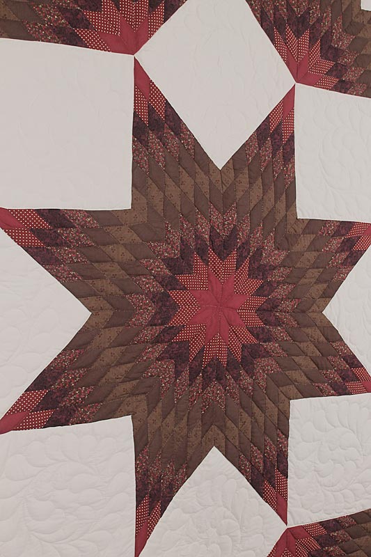 Broken Star Patchwork Amish Quilt 105x112
