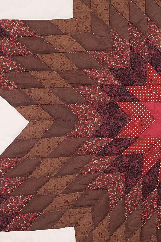 Broken Star Patchwork Amish Quilt 105x112