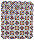 Wedding Ring Star Amish Patchwork Queen Quilt & Pillow Shams 96x109