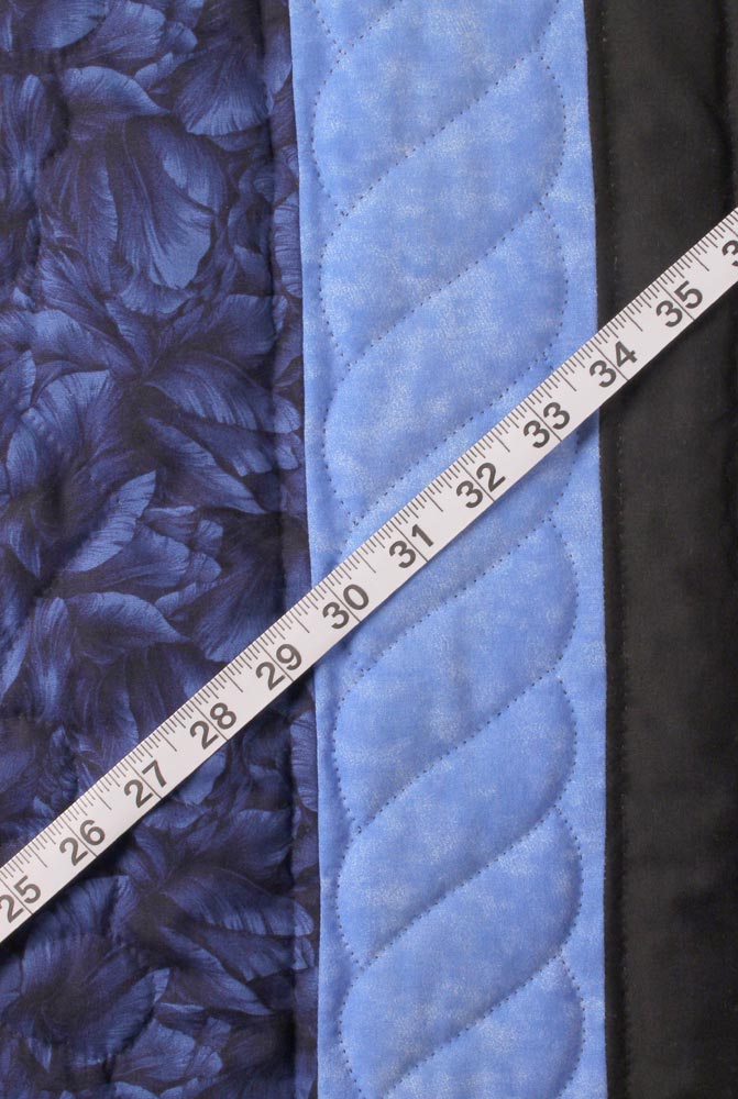 Blue Sampler Amish Patchwork Queen Quilt 99x115