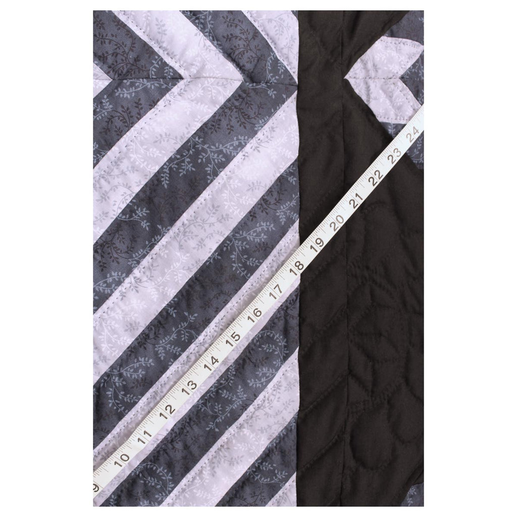 Split Star Midnight King Queen Amish Quilt 101x109