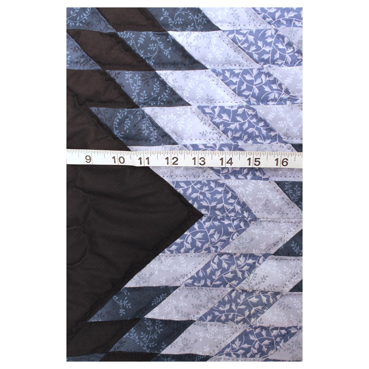 Split Star Midnight King Queen Amish Quilt 101x109