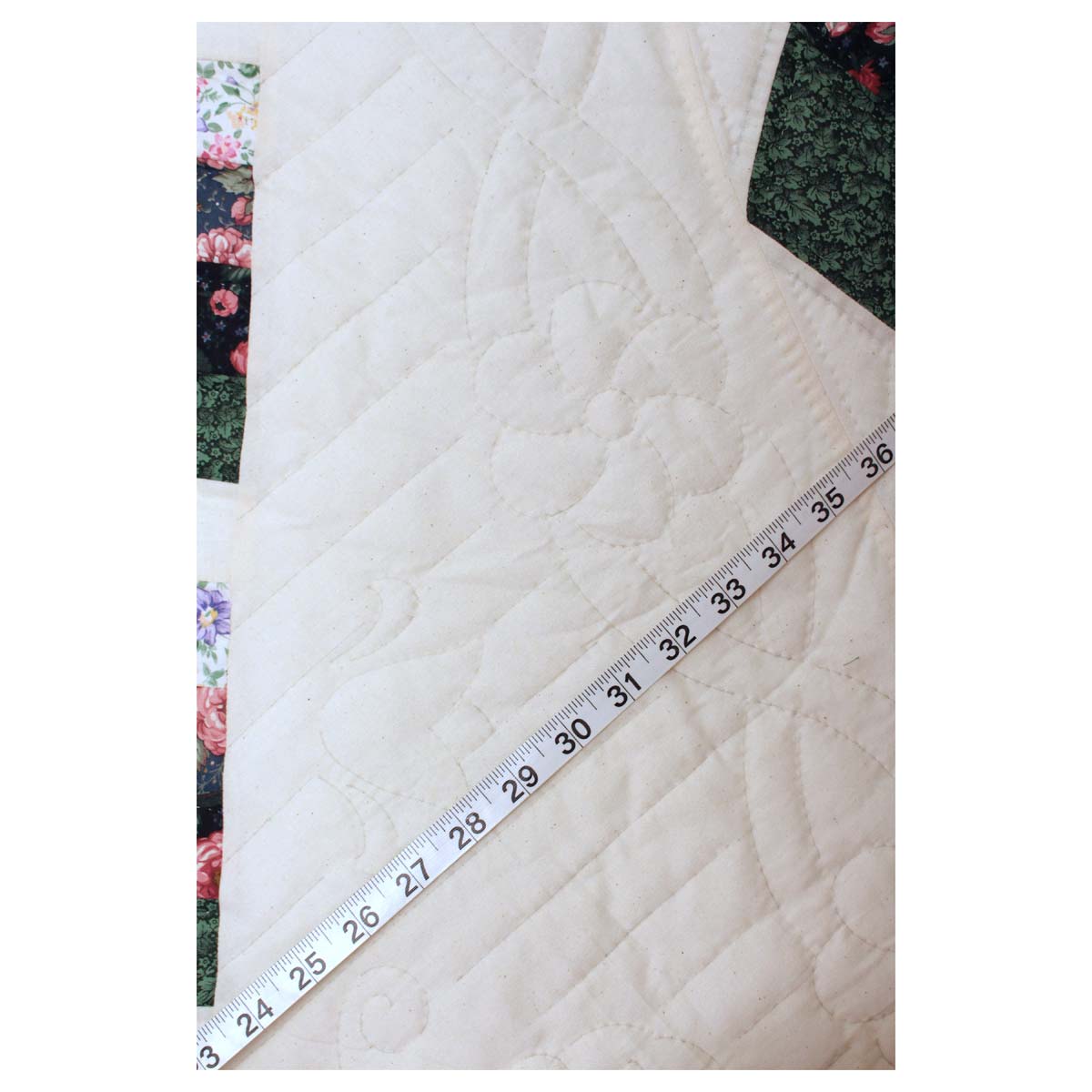 Dahlia Patchwork King Amish Quilt 103x107