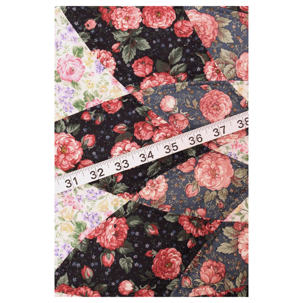 Dahlia Patchwork King Amish Quilt 103x107