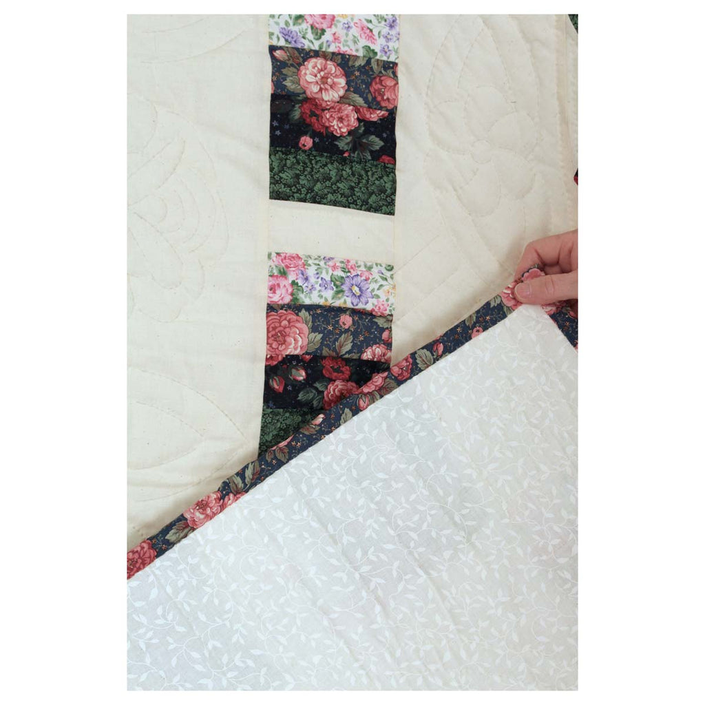 Dahlia Patchwork King Amish Quilt 103x107