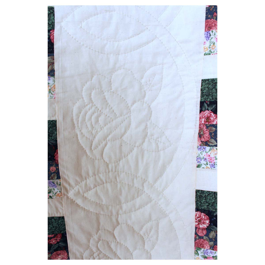Dahlia Patchwork King Amish Quilt 103x107