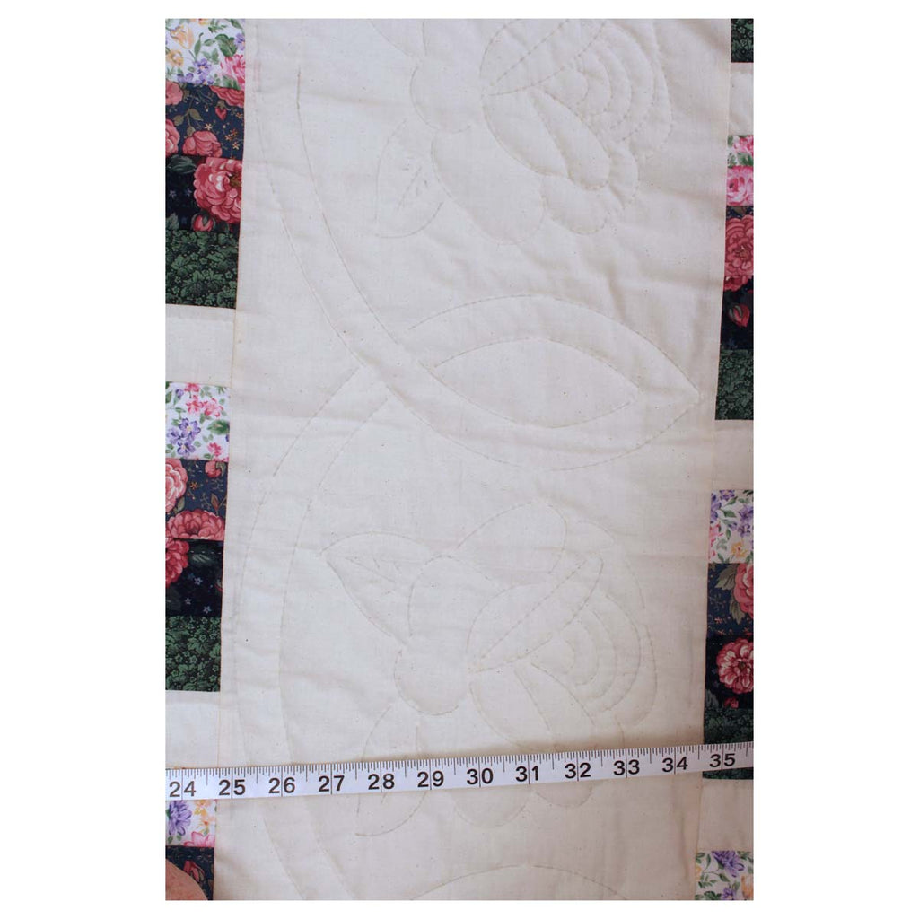 Dahlia Patchwork King Amish Quilt 103x107
