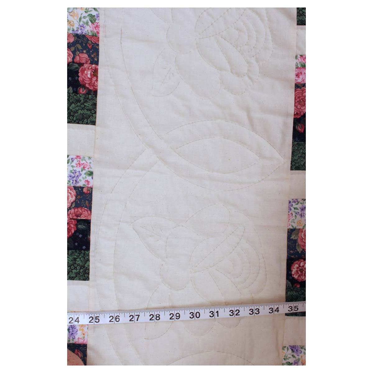 Dahlia Patchwork King Amish Quilt 103x107