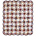 Double Wedding Ring Queen Amish Quilt 98x113