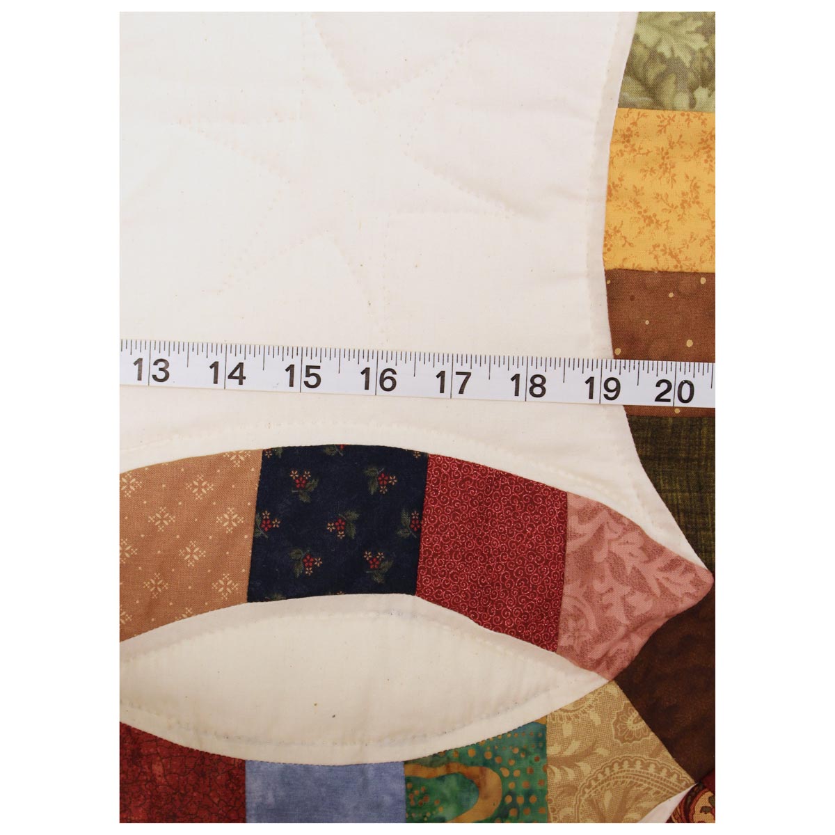 Double Wedding Ring Queen Amish Quilt 98x113
