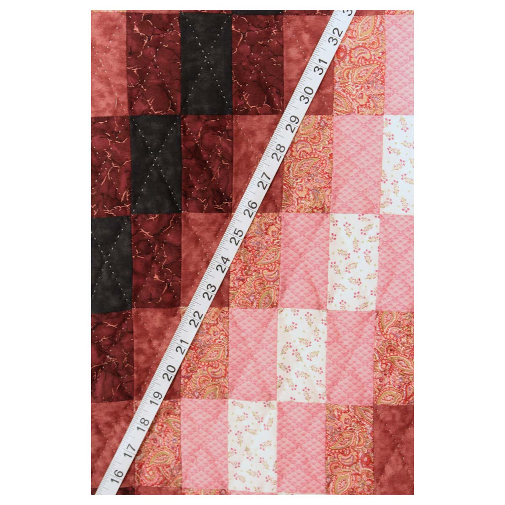 Sunshine Shadow Patchwork SOFA Size Amish Quilt 74x80