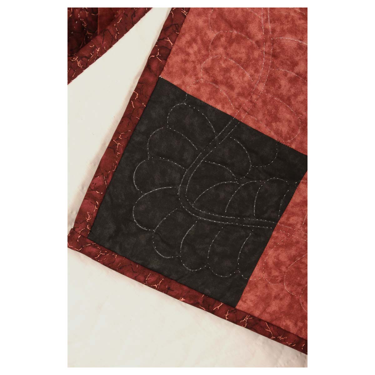 Sunshine Shadow Patchwork SOFA Size Amish Quilt 74x80