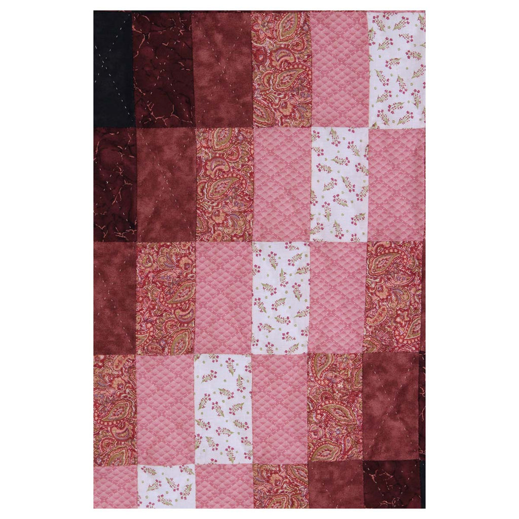 Sunshine Shadow Patchwork SOFA Size Amish Quilt 74x80