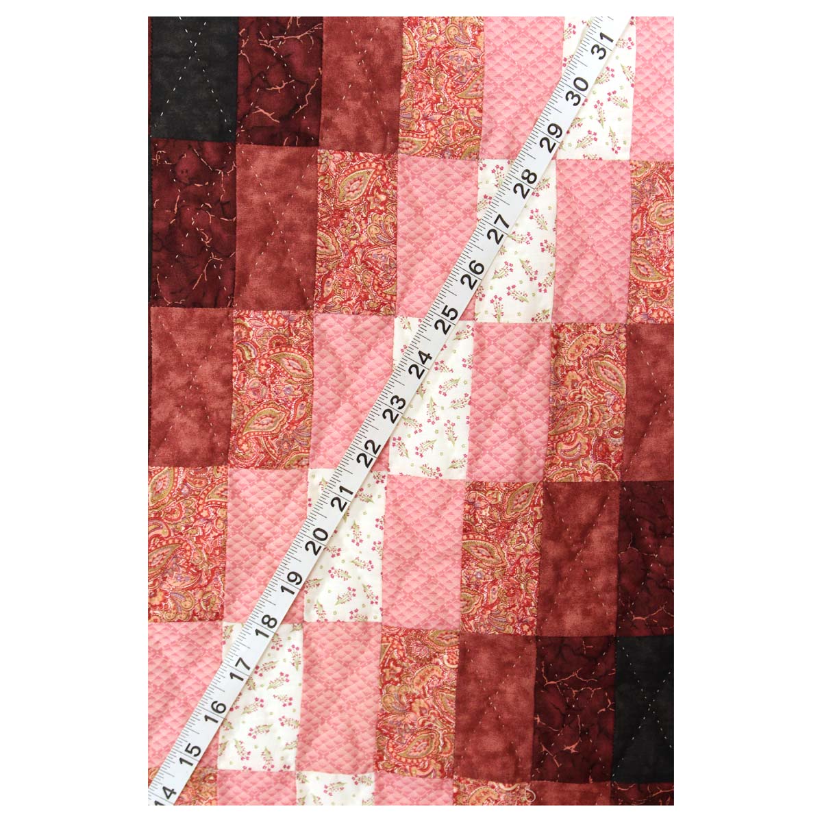 Sunshine Shadow Patchwork SOFA Size Amish Quilt 74x80