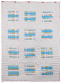 Sofa Size Pastel Patchwork Amish Quilt 60x79