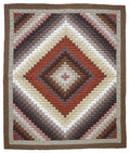 World Patchwork Amish Quilt 94x112