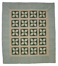 Cleos Block Patchwork Amish Quilt 96x112