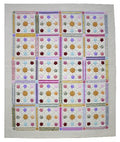 Ring Around the Posy Applique Amish Quilt 88x110