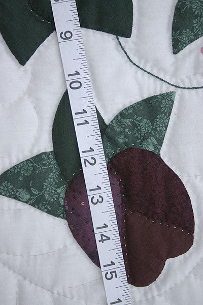 Heart of Roses Applique Amish Quilt 94x105