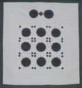 Dresden Plate Amish Quilt 96x106