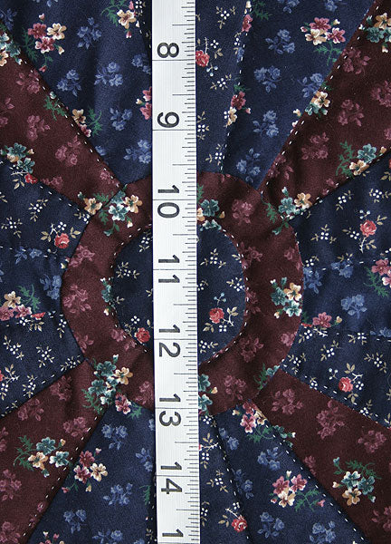 Dresden Plate Amish Quilt 96x106