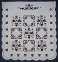Distelfink Bouquet Applique Amish Quilt 102x112