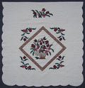 Victorian Basket of Flowers Applique Amish Quilt 102x113