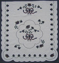 Ribbon of Roses Applique Amish Quilt 102x115