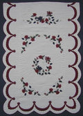 Buds and Flowers Applique Amish Quilt 74x108