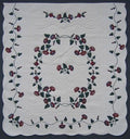 Morning Glory Applique Amish Quilt 100x112