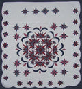 Compass Star Patchwork Quilt 100x111