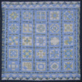 Blue Yellow Sampler Patchwork Amish Quilt