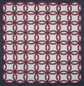 Double Wedding Ring Amish Quilt 102x116