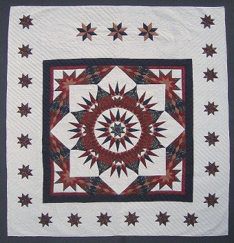 Mineral Star Amish Quilt 103x112