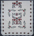 Bird Garden Applique Amish Quilt 100x112