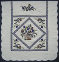 Victorian Flowers Applique Amish Quilt 102x111