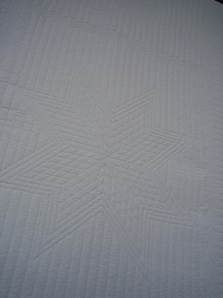 Star Wholecloth Amish Quilt Twin 77x104