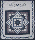 Star Starburst Patchwork Amish Quilt 97x112