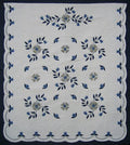 Windblown Tulip Applique Amish Quilt 98x112