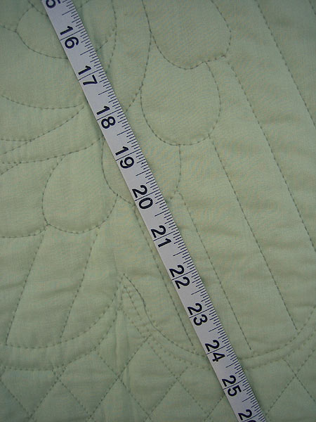 Feathered Hearts Amish Quilt Mint 82x107