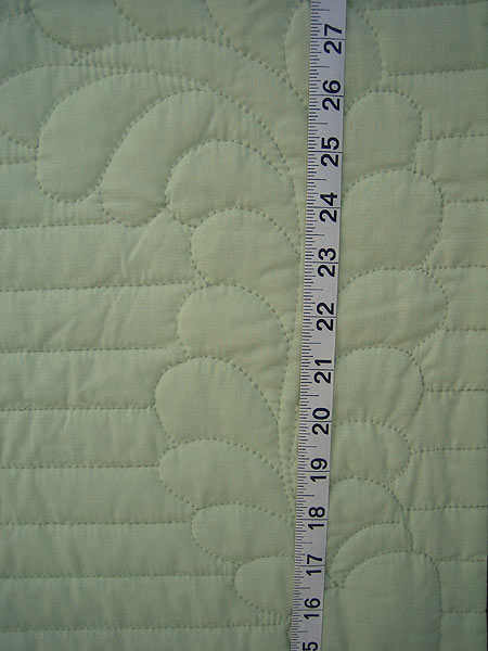 Feathered Hearts Amish Quilt Mint 82x107