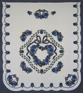 Celestial Roses Applique Amish Quilt 97x108