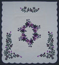 Roses Blossoms Applique Amish Quilt 99x111
